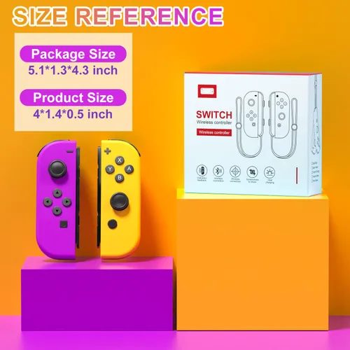 Vista 7 de Controller Replacement for Switch Controller,Switch Controllers Support Dual Vibration/Wake-up/Motion(POA)