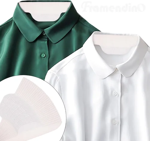 Vista 8 de Framendino, Paquete de 100 almohadillas desechables para gorro de golf para hombres y mujeres, color blanco, Blanco