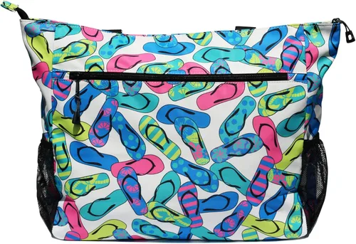 Vista 2 de Bolsa grande de playa resistente al agua, ligera de 20 pulgadas, bolsa grande para mujer, para gimnasio, playa, viajes, piscina, yoga, enfermeras