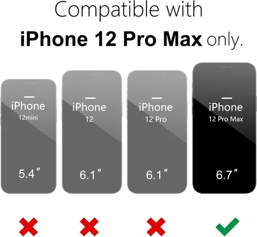 Vista 2 de oakxco Funda de silicona para iPhone 12 Pro Max, magnética, compatible con carga inalámbrica Magsafe, cubierta protectora de goma suave y delgada