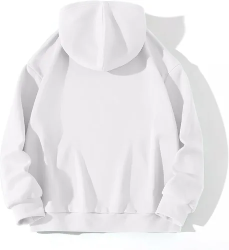 Vista 3 de BLUBUKLKUN Kozy - Sudadera con capucha Y2K para hombre, sudadera con capucha gráfica recortada, unisex, manga larga, a la moda