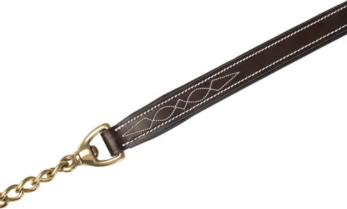 Vista 5 de Huntley Equestrian Correa de cuero con cadena (costura elegante, acolchada)