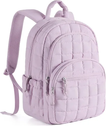 Vista 32 de BAGSMART Mochila de viaje para mujer, mochila universitaria para laptop de Negro