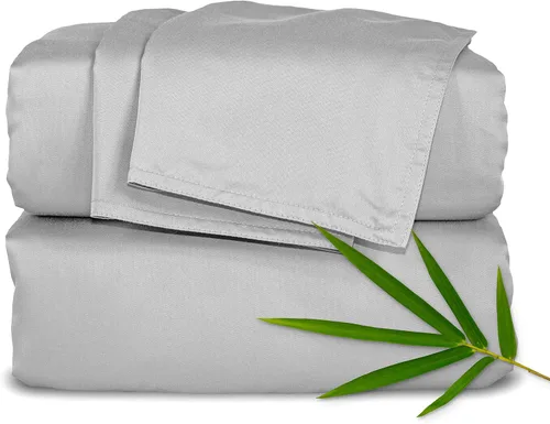 Vista 21 de Pure Bamboo Sábanas Twin, Juego de Sábanas de Cama de Viscosa 100% Orgánica Genuina Derivada de Bambú, Lujosamente Suaves y Refrescantes, Doble