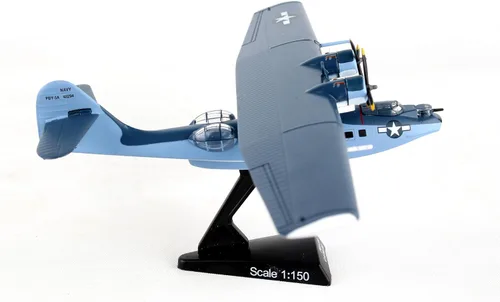 Vista 5 de Daron Sello postal comercial mundial USN Pby5 Catalina 1/150 modelo de avión