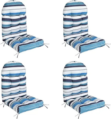 Vista 20 de FUNBERRY - Cojín para silla Adirondack, cojines gruesos y cómodos para mecedora, antideslizante, con protector contra decoloración, impermeable