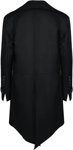 Vista 2 de Chaqueta medieval Steampunk para hombre, chaqueta gótica de vampiro, abrigo Frock, disfraz de Halloween, uniforme victoriano gótico retro