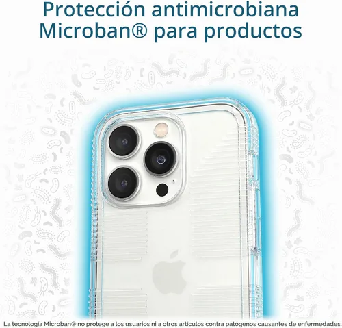 Vista 6 de Speck Funda para iPhone 14 Pro Max de 6.7 pulgadas modelo - Funda rígida delgada para teléfono con protección contra caídas, resistente a