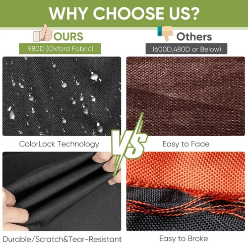Vista 5 de Cubierta de lluvia para bolsa de golf con capucha impermeable 1680D de nylon a prueba de polvo, ajuste universal con capa de lluvia ajustable