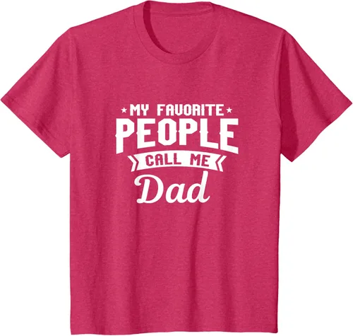 Vista 68 de My Favorite People Call Me Dad - Camiseta divertida, Negro, S