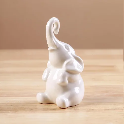 Vista 2 de LZBALUYO Soporte para anillos de elefante y perro, cactus para joyería, organizador de anillos, regalos para mujeres, mamá, día de la madre