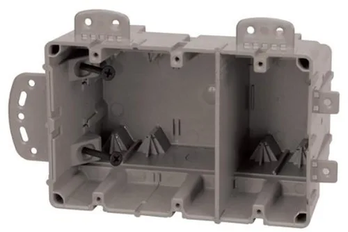Vista 11 de Southwire MSBMMT1G Caja de dispositivo de montaje múltiple de 1 banda con profundidad ajustable; resistente 42 libras