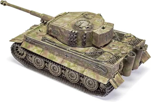 Vista 4 de Airfix WWII Tiger-1 Versión tardía 1:35 Tanque Militar Modelo de Plástico Kit A1364