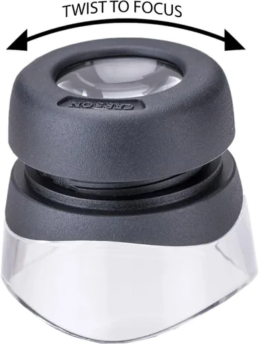 Vista 2 de Carson Lupa Versaloupe 10x con soporte de enfoque (LH-30)