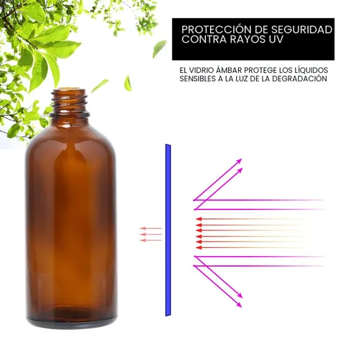 Vista 5 de Hydior Botella de spray de vidrio ámbar de 4 onzas para aceite esencial, botella de spray vacía de niebla fina, paquete de 6
