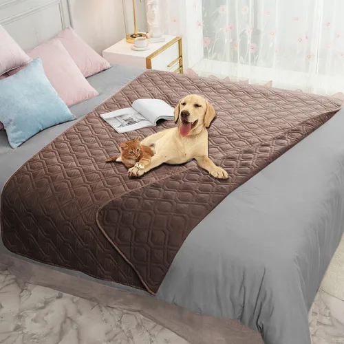 Vista 138 de Ameritex Manta Impermeable Reversible Cubierta para Cama de Perro Manta para Mascotas para Muebles Cama Sofá Sillón