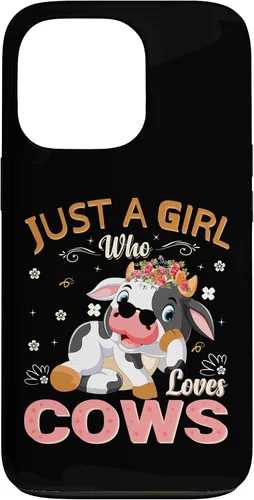 Vista 10 de Just A Girl Who Loves Cows Case for iPhone 16