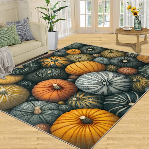 Vista 17 de Monstera Print Rugs for Bedroom, Luxury Monstera Area Rug, Tropical Plants Rugs for Living Room, Indoor Non-Slip Rug, Machine Washable Carpet for