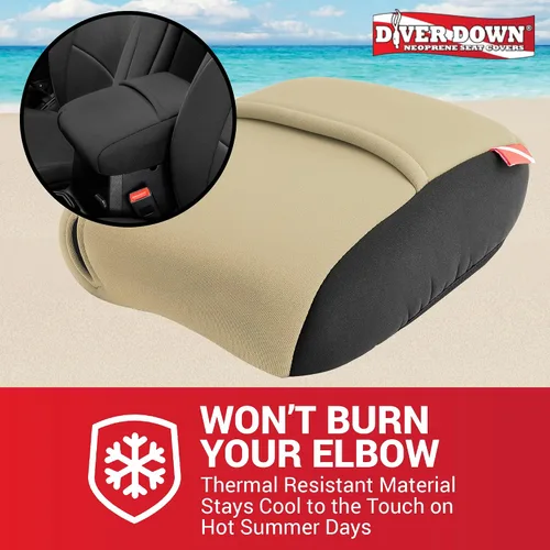 Vista 5 de Diver Down Funda de neopreno para consola central – Se adapta a Jeep Wrangler JL y Gladiator JT 2018-2023 – Funda de consola Jeep – No te quema