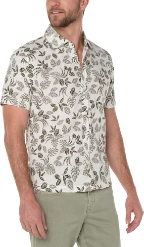 Vista 2 de Liverpool Men's Short Sleeve Palm Print Shirt