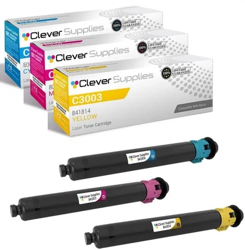 Vista 95 de CS - Cartucho de tóner compatible para Ricoh C220 406046 Color negro láser Aficio SP C220 Aficio SP C220A Aficio SP C220DN Aficio SP C220N Aficio SP