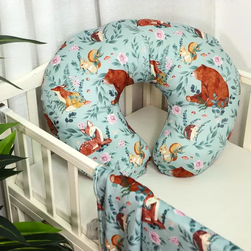 Vista 53 de Funda para almohada de lactancia TANOFAR, funda de almohada de lactancia neutral para bebés niños y niñas, funda de almohada de lactancia ultra