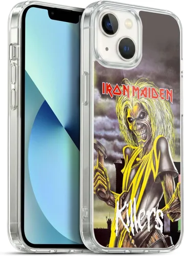Vista 300 de Head Case Designs Funda de gel suave con licencia oficial de Iron Maiden Brave New World, compatible con Apple iPhone 7 Plus/iPhone 8 Plus Nuevo