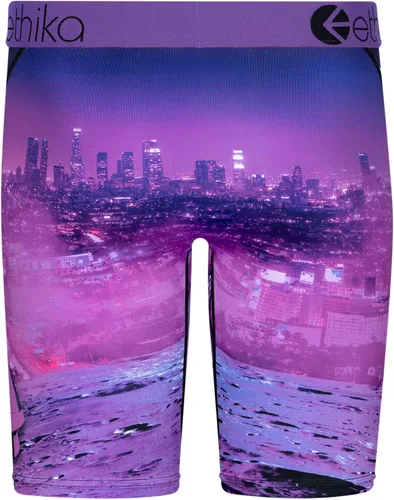 Vista 3 de Ethika Calzoncillos tipo bóxer para hombre Purple Dreams