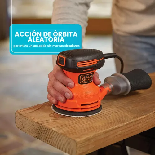 Vista 4 de Black & Decker BDERO100 Lijadora orbital de 5 pulgadas