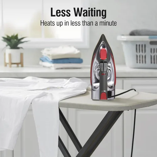 Vista 6 de CHI Plancha de vapor para ropa con ráfaga de vapor vertical, 1700 vatios