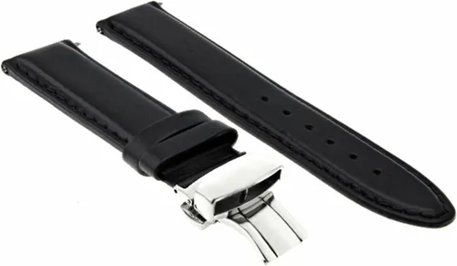 Vista 7 de Ewatchparts Correa de reloj de piel lisa de 18-19-20-22-24-26MM compatible con reloj BULOVA
