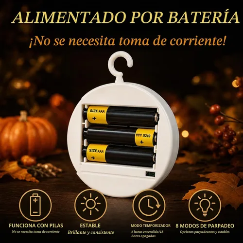 Vista 5 de LOLStar Fall Decor Window Lights 2026, Thanksgiving Decorations LED Lights