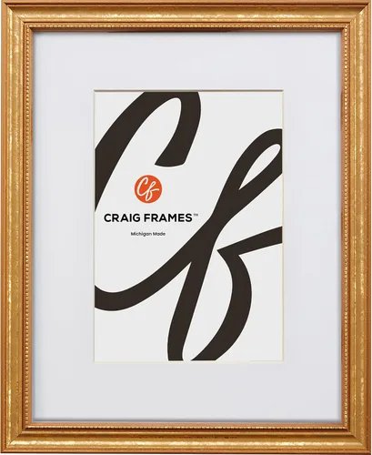Vista 20 de Craig Frames 314BR - Marco de fotos de bronce adornado de 5 x 7 pulgadas con paspartú para mostrar una foto de 4 x 6 pulgadas Ready to hang with a