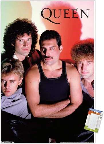 Vista 11 de Trends International Queen - Póster de pared en concierto, 14.725 x 22.375 pulgadas, versión enmarcada de madera de granero Versión enmarcada