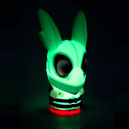 Vista 6 de Just Toys LLC My Hero Academia Izuku Midoriya Deku - Luz nocturna de silicona blanda - Lámpara táctil recargable por USB - Suave y portátil