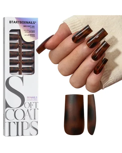 Vista 11 de BTArtboxnails - Uñas a presión, uñas medianas con forma de concha