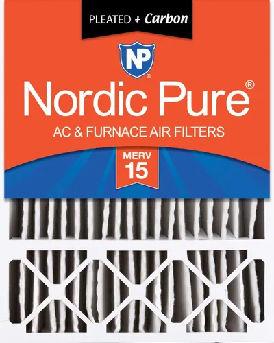Vista 26 de Nordic Pure 20 x 25 x 5 (tamaño real: 19 3/4 x 24 3/4 x 4 3/8) Lennox X6673 X6675 Filtro Merv 8 de repuesto para reducción de olores 2