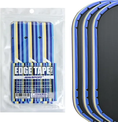 Vista 86 de PICKLETECH Cinta de protección de pala de pickleball – Protector de borde de cabeza de paleta – Cinta de protección de borde de raqueta ajuste