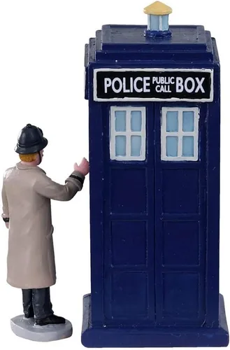 Vista 3 de Lemax Village Collection - Caja de llamada de policía # 03509