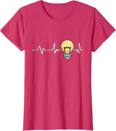 Vista 7 de Bombilla Heartbeat bombilla regalo bombilla bombilla camiseta Negro