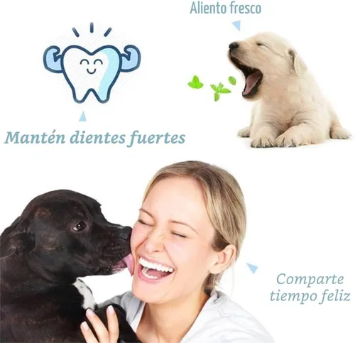 Vista 8 de Orgrimmar Cepillo de dientes para mascotas de 3 caras, 2 piezas, boca de Azul y naranja