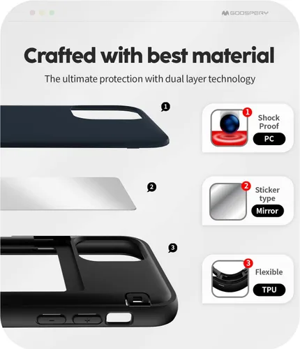 Vista 4 de GOOSPERY Parachoques magnético para puerta compatible con iPhone 11 Pro, tarjetero tipo cartera, cierre automático, protección de doble capa Azul