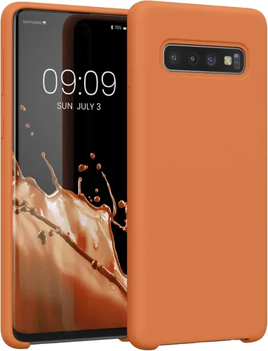 Vista 229 de kwmobile Funda compatible con Samsung Galaxy S9 - Funda de silicona TPU con acabado suave - Blue Reef