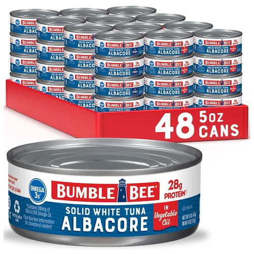 Vista 16 de Bumble Bee Atún blanco sólido en agua, paquete de 3, 9 onzas