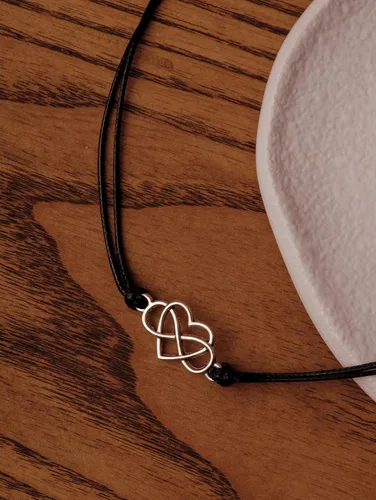 Vista 5 de Sacina Gargantilla gótica gótica, estilo hippie, estilo hippie, de piel sintética, delicada, negra, regalo de joyería para mujeres y niñas