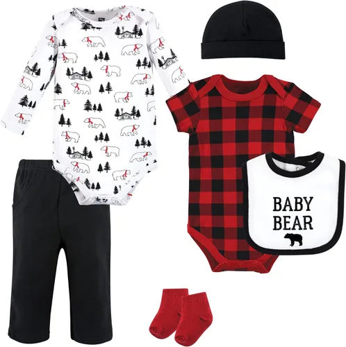Vista 19 de Hudson Baby Juego de canastilla de algodón unisex para bebé Arcos de ballet Bunny