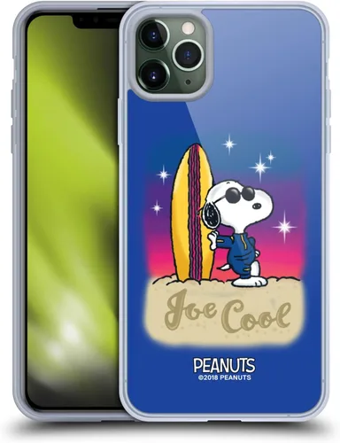 Vista 109 de Head Case Designs Funda de gel con licencia oficial de Peanuts Beach Surf Snoopy Boardwalk Airbrush [protección de grado militar] compatible