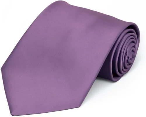 Vista 9 de tiemart Corbata de color sólido prémium Negro