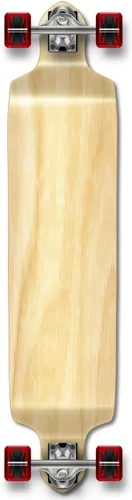 Vista 8 de Longboard Yocaher con diseño pintado para alta velocidad Azul