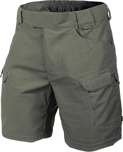 Vista 25 de helikon-tex Hombre Urban Tactical Pantalones Cortos 8.5" Taiga Verde